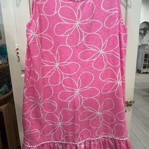 West Indies Wear Pink Floral Dress